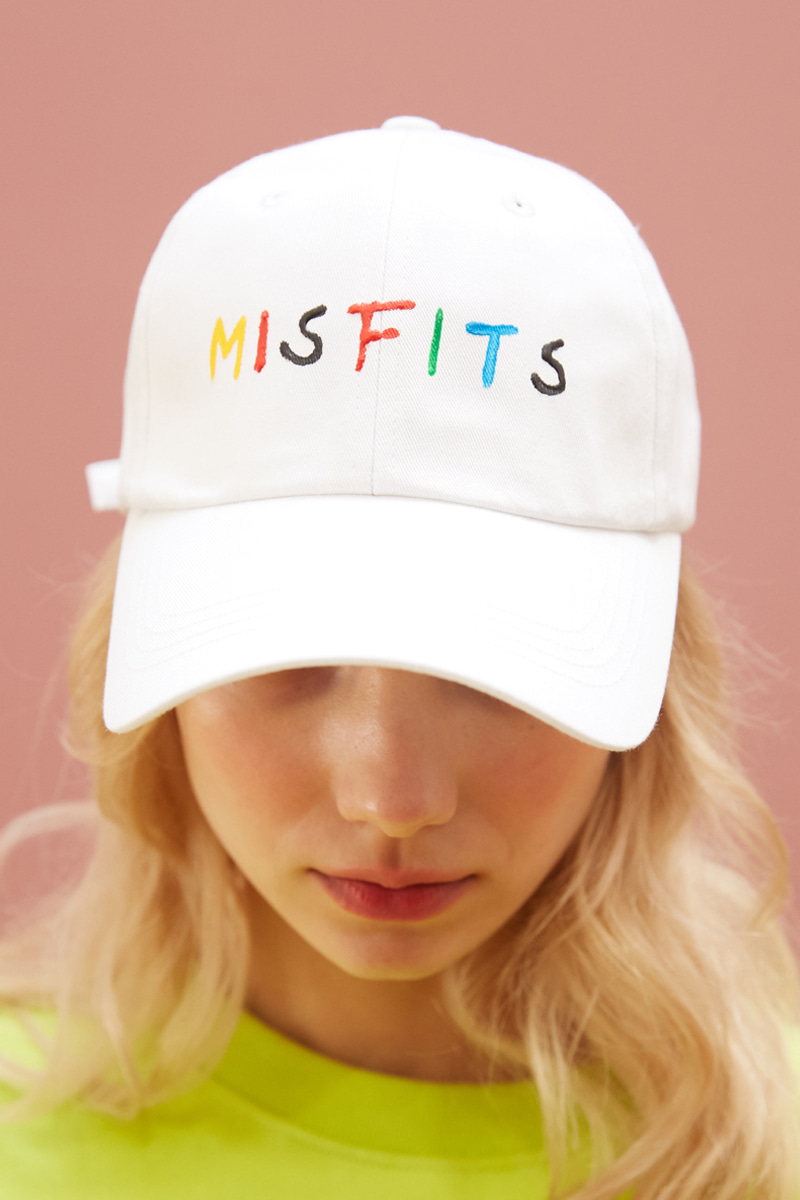 [unisex] misfits cap (white)