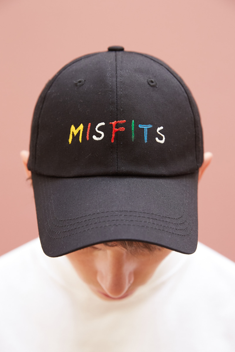 [unisex] misfits cap (black)