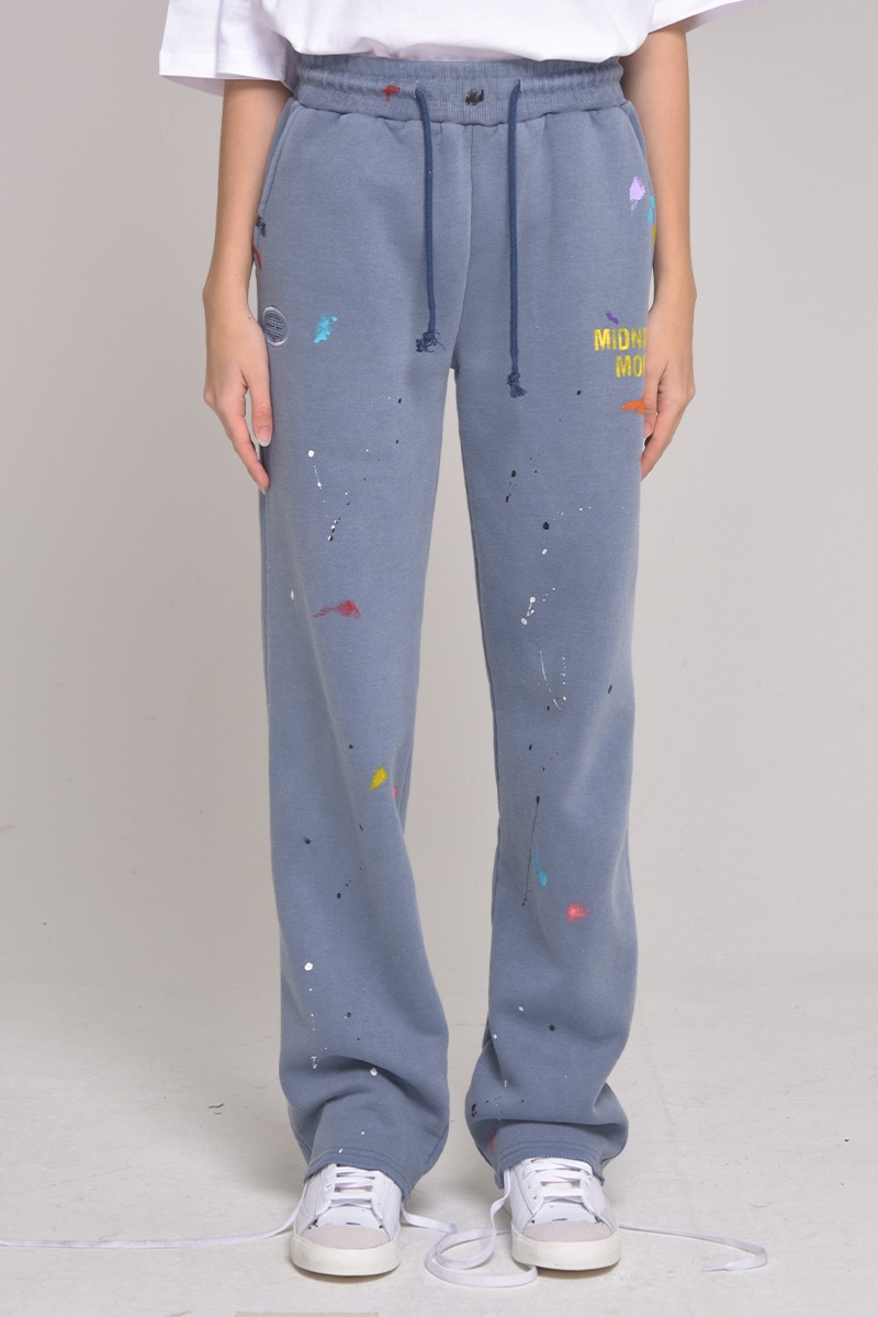 [unisex] pigment paint pants (blue)